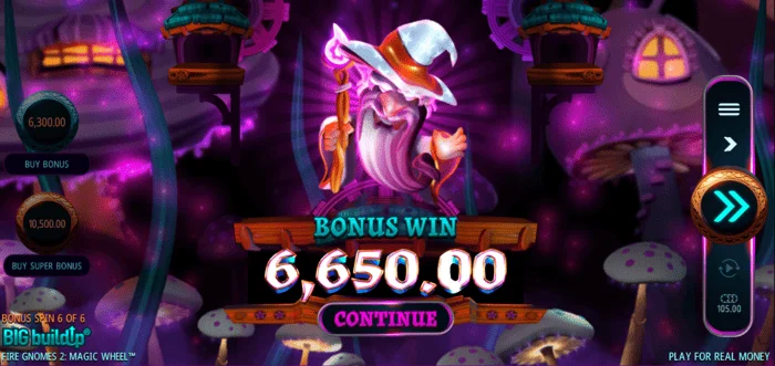 Fire Gnomes 2 Magic Wheel - kemenangan Bonus