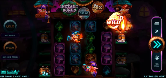 Fire Gnomes 2 Magic Wheel - tabel simbol